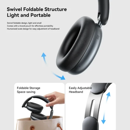 JOYROOM - Casque Sans Fil Hybride ANC JR-JH1 - Série JHead – Image 3