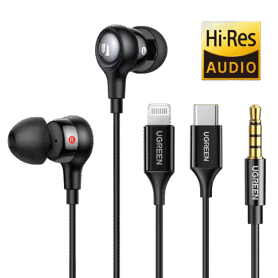 UGREEN Écouteurs Filaire avec Microphone